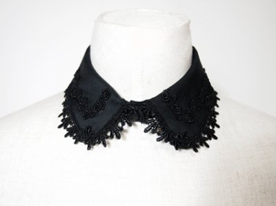 画像1: petit collier（Black）