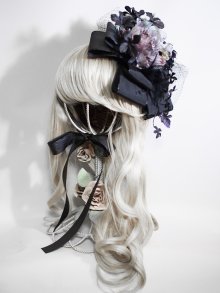 その他の写真2: Dizzinessヘッドドレス - Black ⁺ Purple feather-