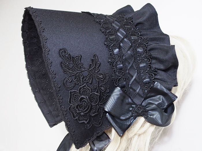 黒小鷺ヘッドドレス - Antique beasT
